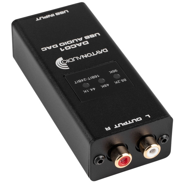 Main product image for Dayton Audio DAC01 USB Audio DAC 24-bit/96 kHz RC 230-510